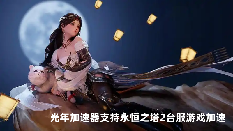 永恒之塔2台服游戏登录困难？DPS插件延迟很高就用光年加速器